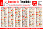 Calendrier - Imprimerie Clayettoise