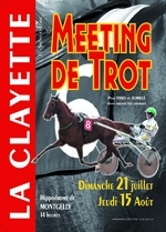Affiche - Meeting de Trot